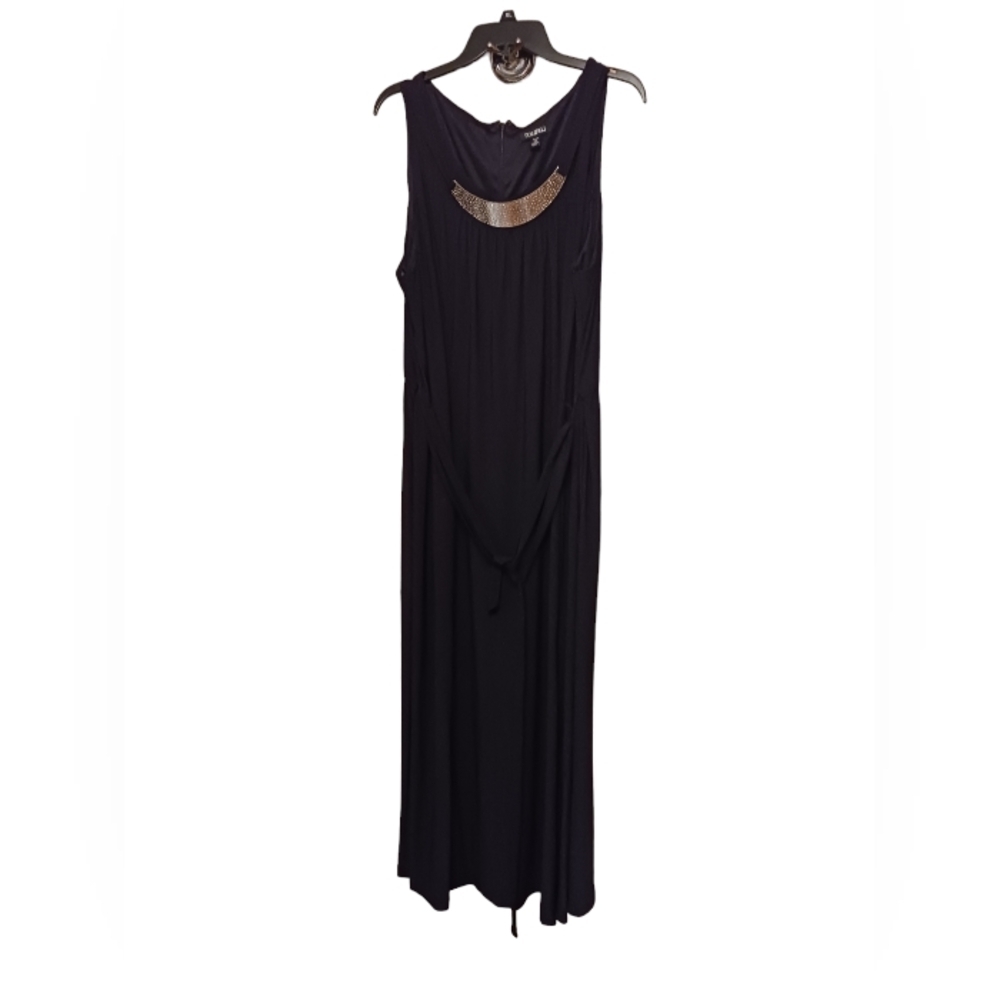 Roz & Ali Maxi Dress / Necklace Plate Plus Size 20 - Resortwear Cruise Maximal
